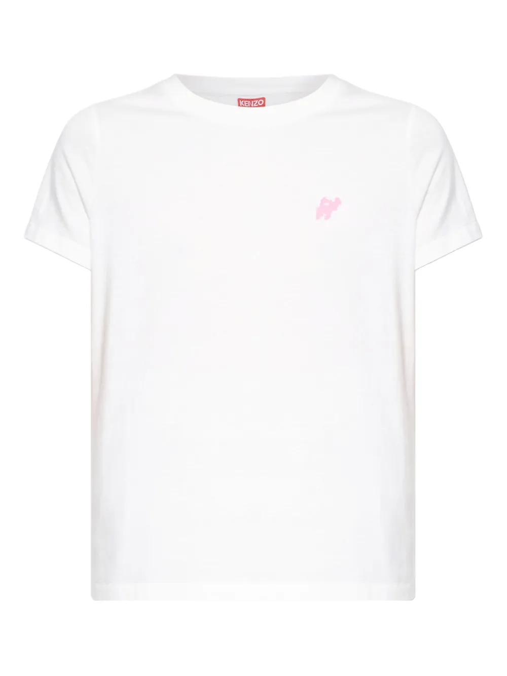 Kenzo T-shirt met geborduurd logo Wit