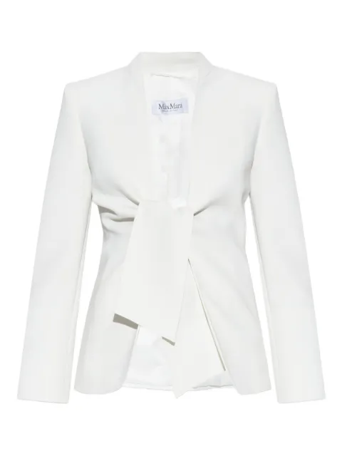 Max Mara bow-tie detail blazer