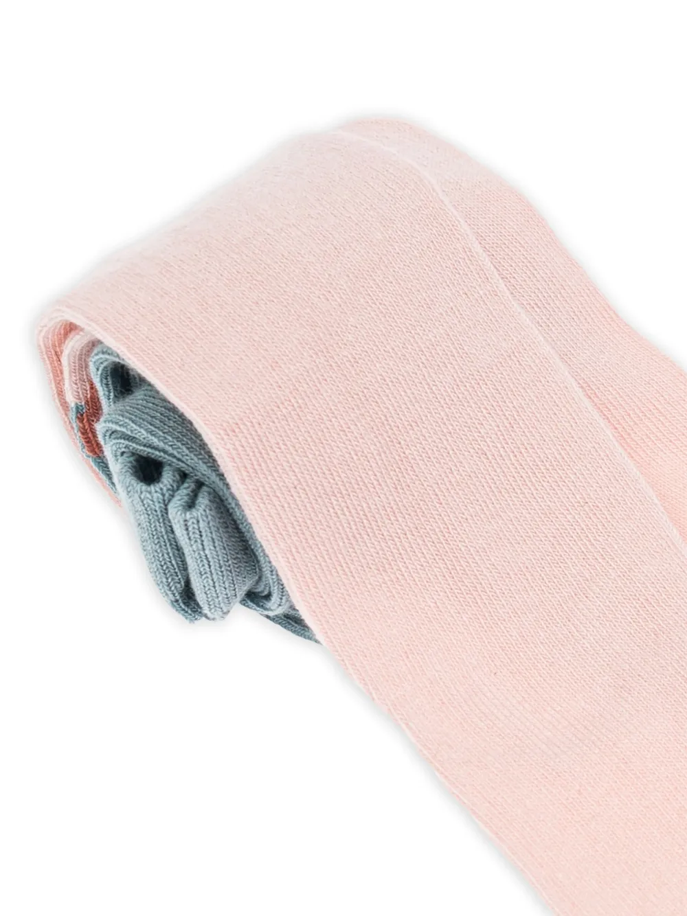 Stella McCartney Kids Panty met hartpatroon en colourblocking Roze