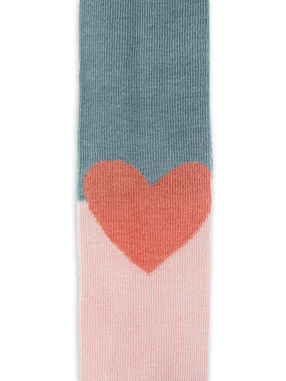 Stella McCartney Kids Panty met hartpatroon en colourblocking - Roze