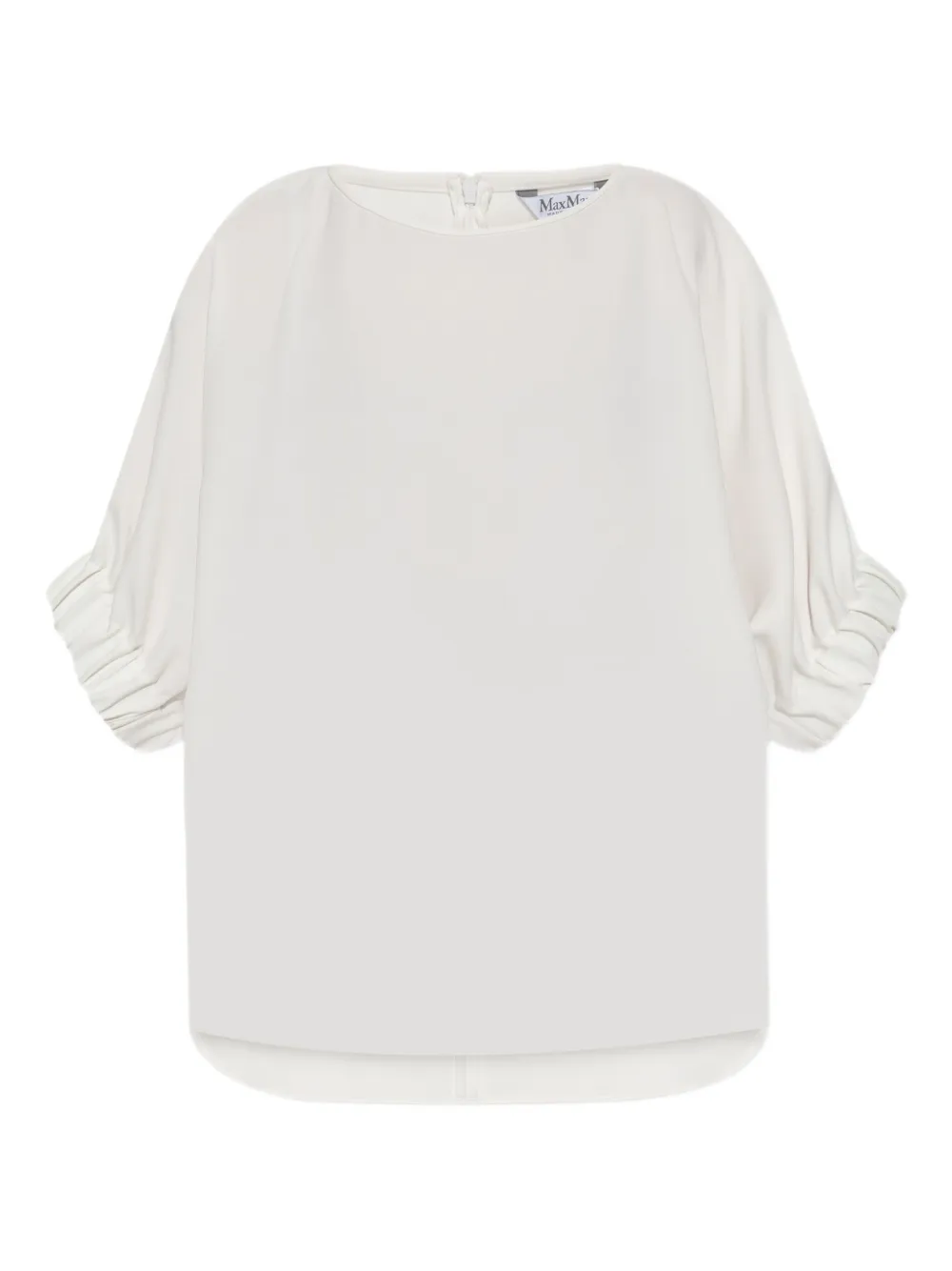 Max Mara パフスリーブ Tシャツ - ホワイト Max Mara パフスリーブ Tシャツ - ホワイト