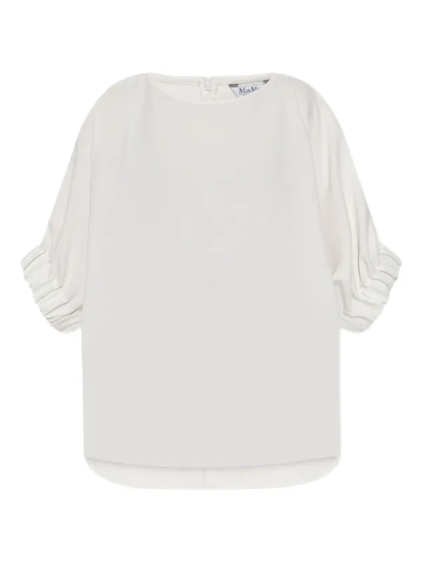 Max Mara パフスリーブ Tシャツ | ホワイト | FARFETCH JP Max Mara パフスリーブ Tシャツ | ホワイト | FARFETCH JP