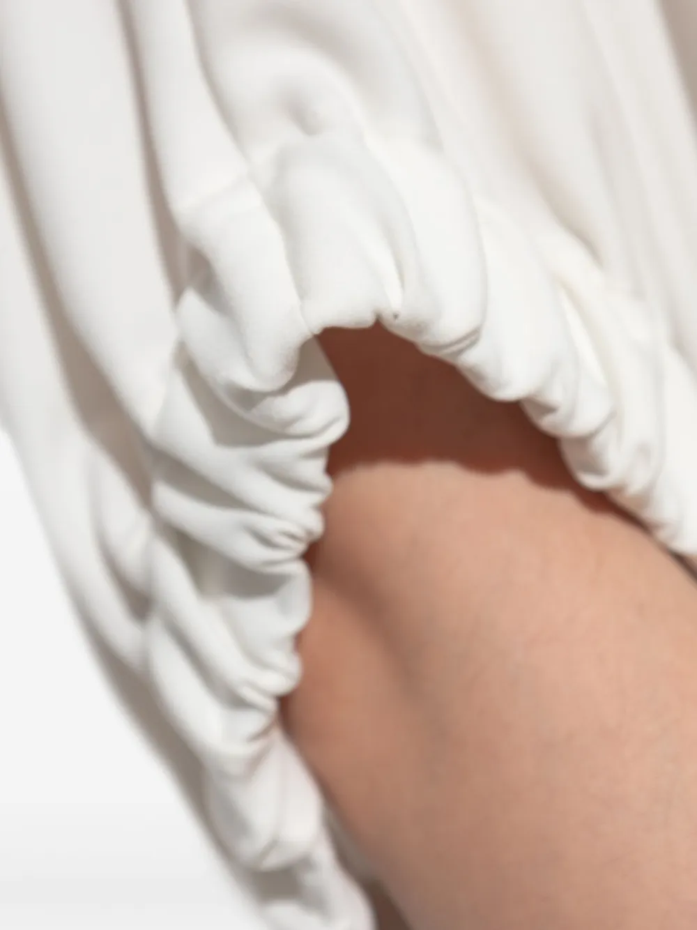 Max Mara T-shirt met pofmouwen Wit