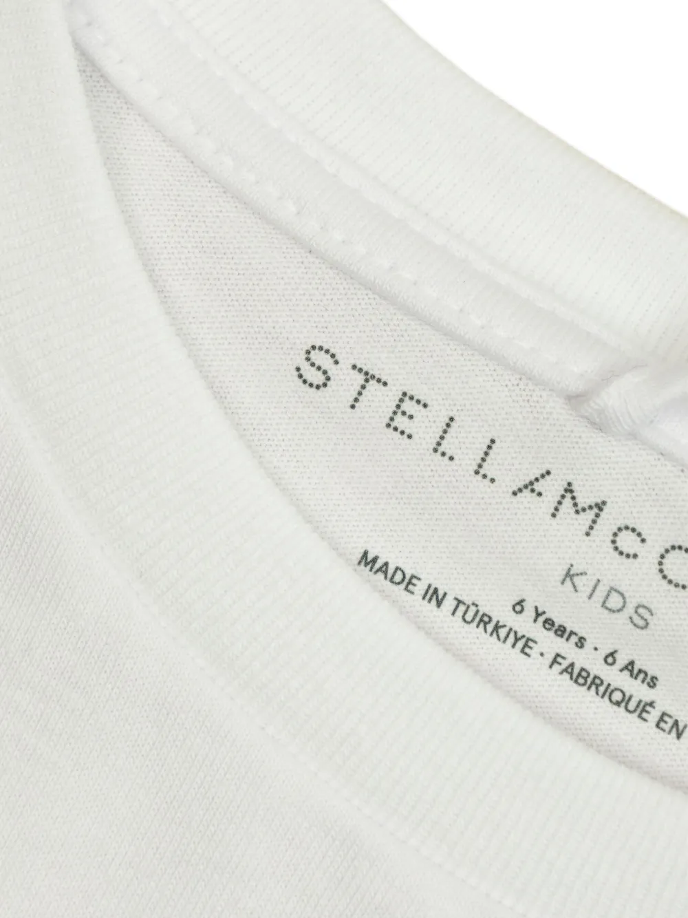 STELLA MCCARTNEY GRAPHIC-PRINT CROPPED T-SHIRT