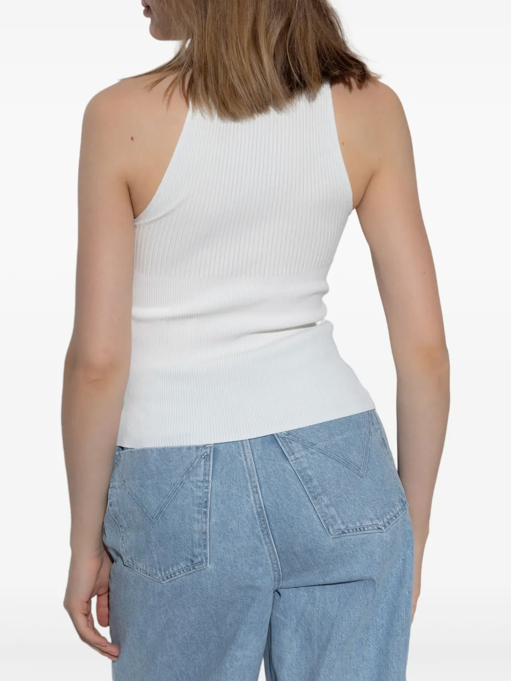 Max Mara Haltertop Wit
