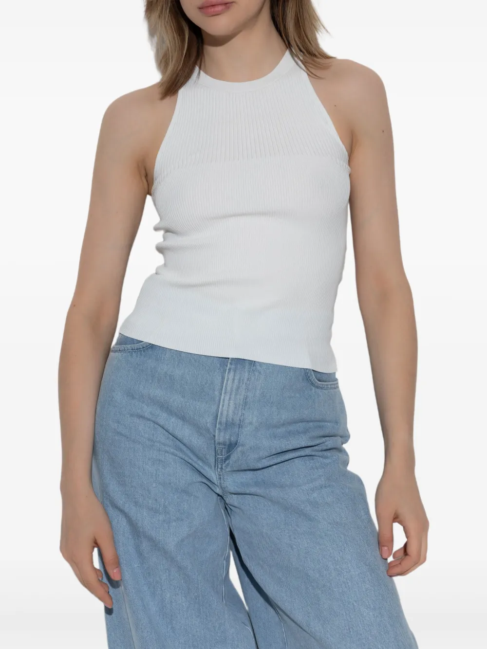 Max Mara Haltertop Wit
