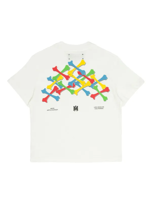 AMIRI KIDS graphic-print Cotton t-shirt | White | FARFETCH