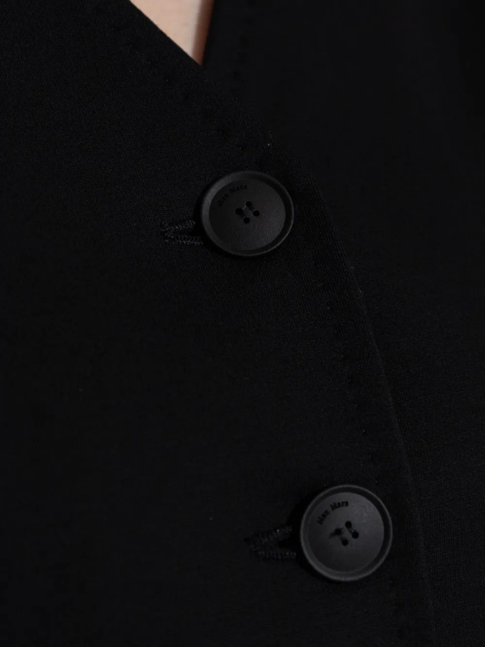Max Mara Gilet met structuur Zwart