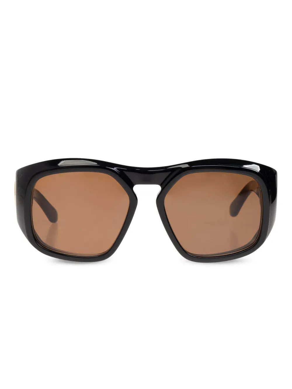 VALENTINO GARAVANI EYEWEAR Zonnebril met vierkant montuur Zwart