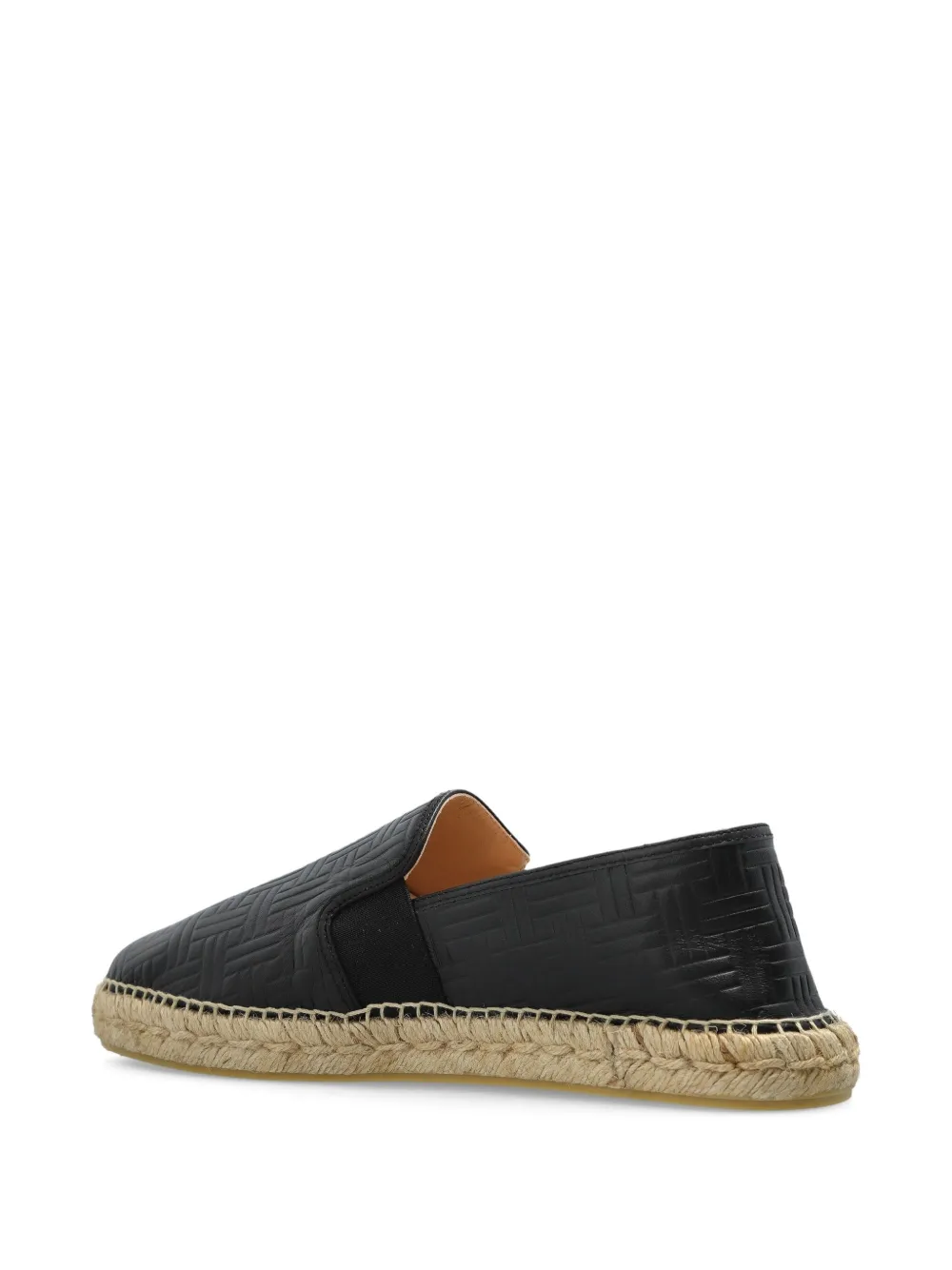 Kenzo leather slip-on espadrilles Black