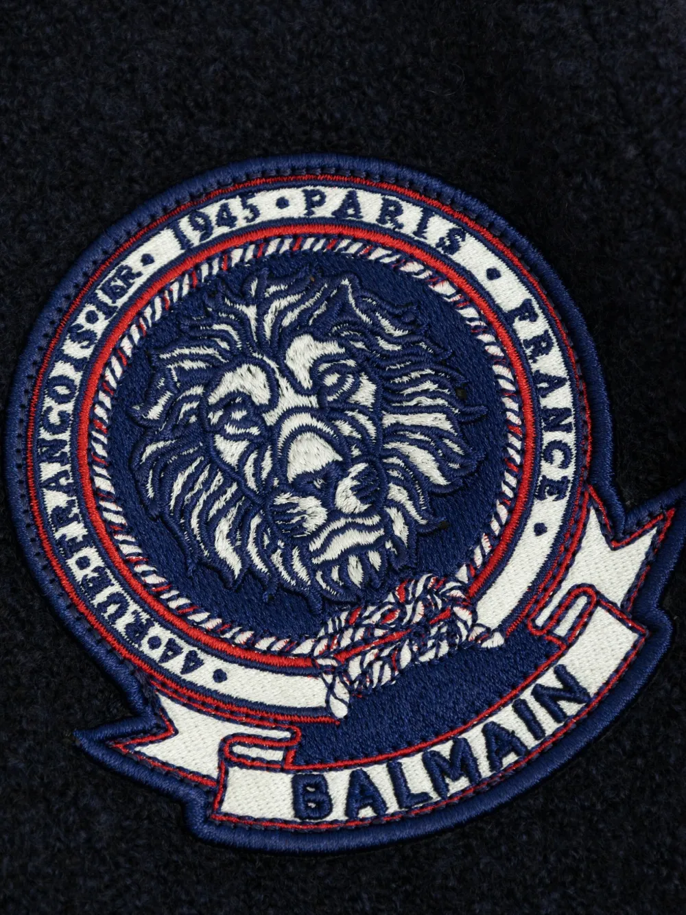 Balmain Kids Gebreid poloshirt Blauw