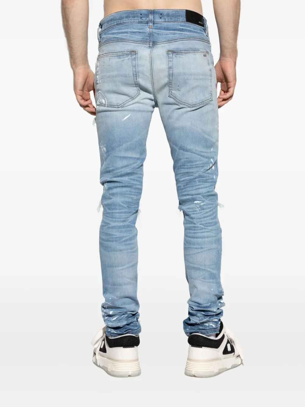 AMIRI Gerafelde jeans Blauw