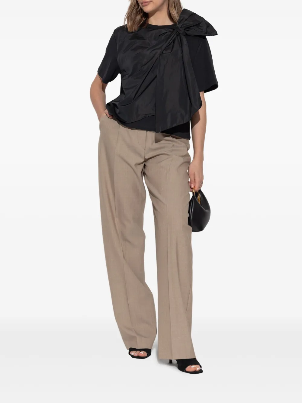 Max Mara bow-detail cotton top | T-Shirts & Jersey Shirts | Image 2