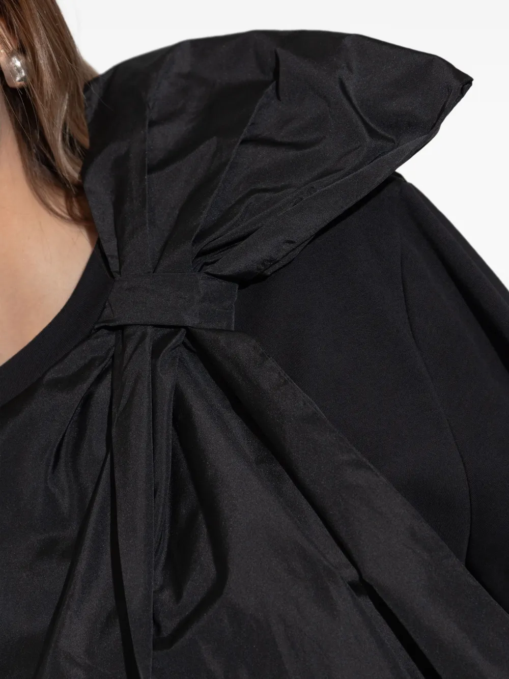 Max Mara Top met strikdetail Zwart