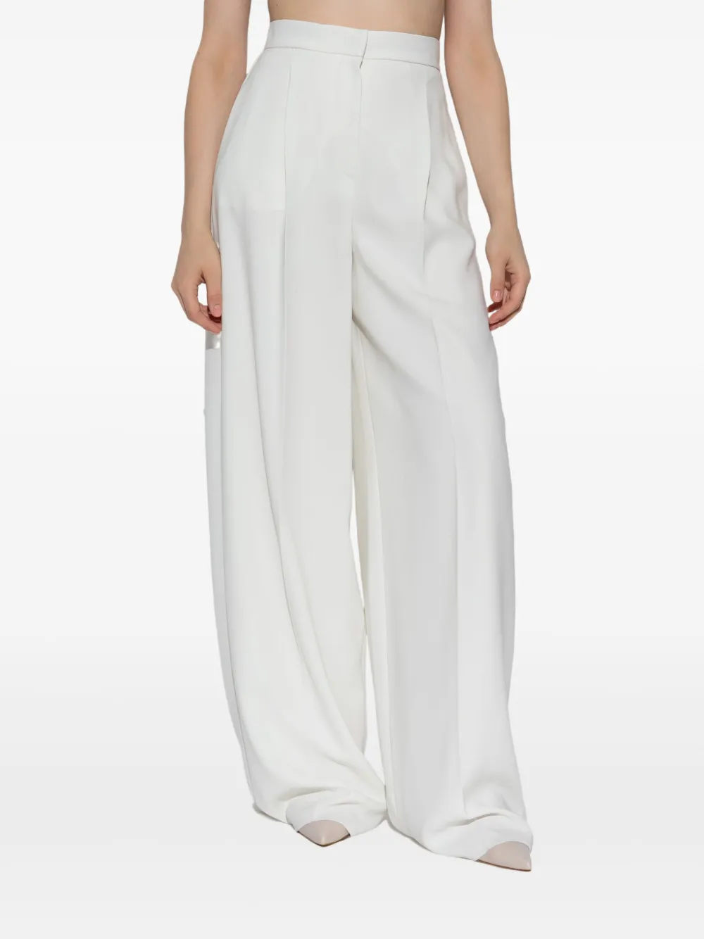 Max Mara Plooibroek Wit