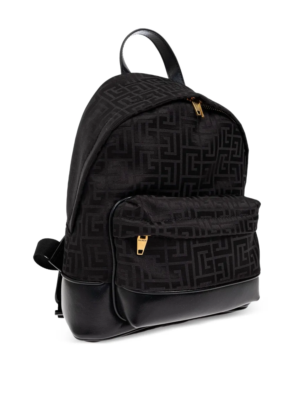 Balmain Kids Rugzak met monogram jacquard Zwart