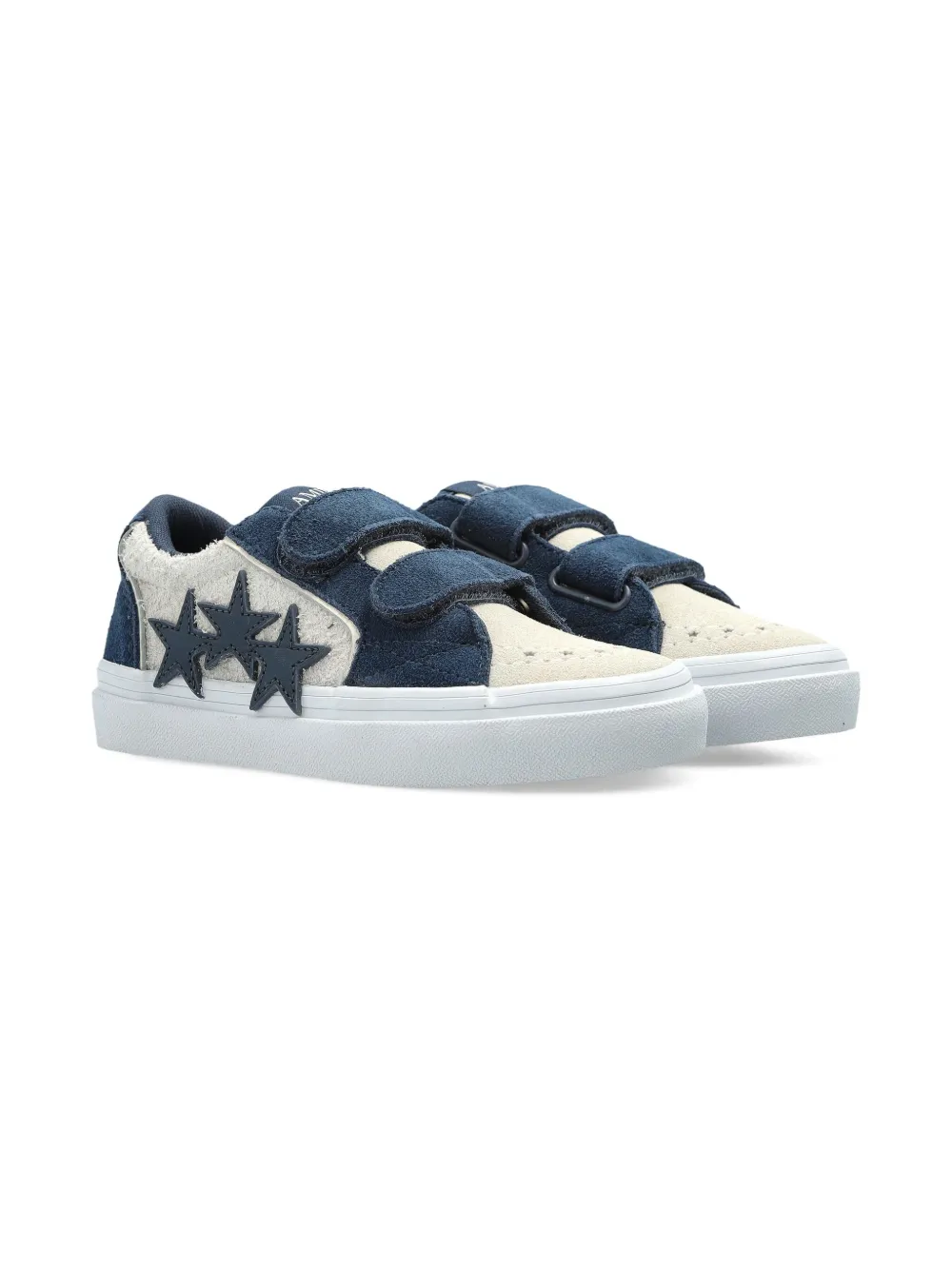 AMIRI KIDS star-embellished sneakers 410 neutral blue