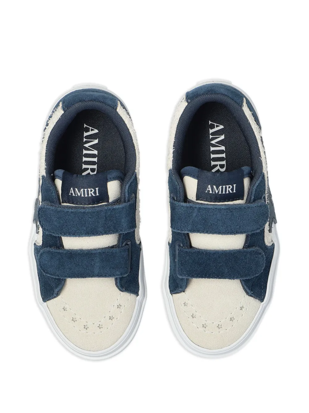 AMIRI KIDS star-embellished sneakers 410 neutral blue