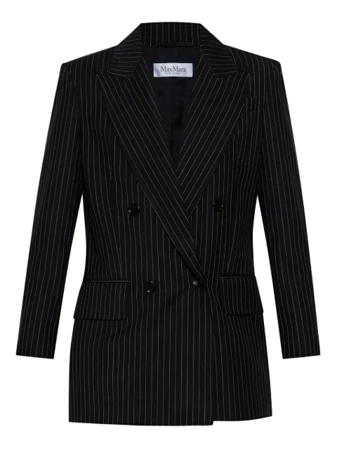 Max Mara pinstriped double-breasted blazer