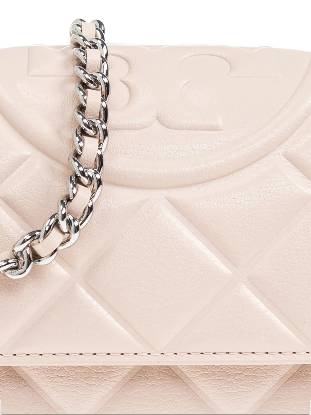 Tory Burch Fleming gewatteerde leren crossbodytas Roze