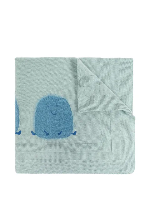Stella McCartney Kids embroidered character blanket