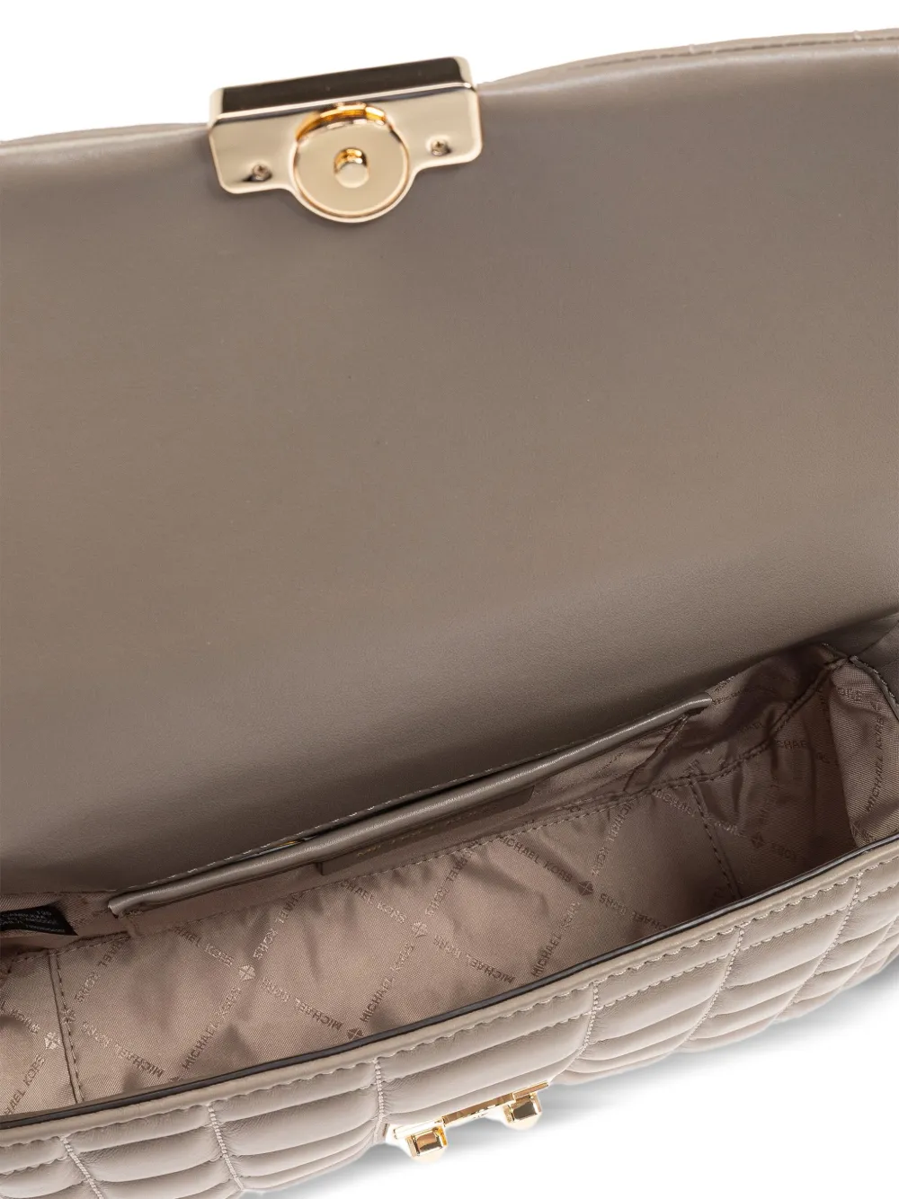 Michael Kors Gewatteerde schoudertas Grijs