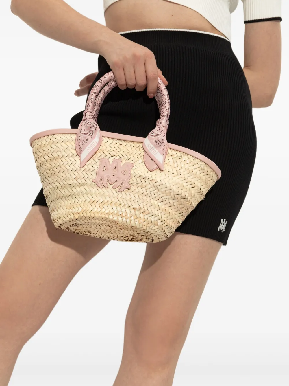 AMIRI Geweven shopper - Beige