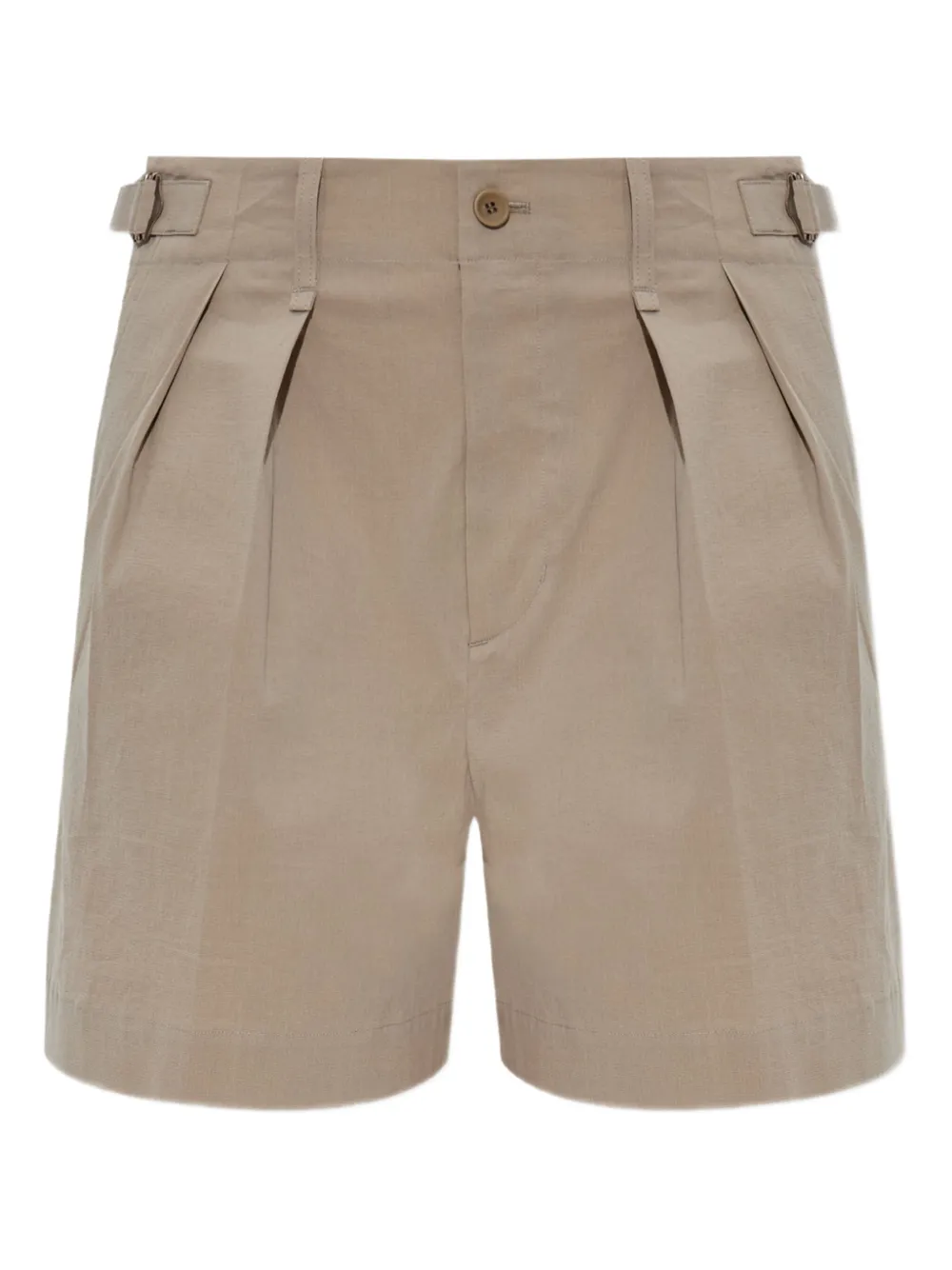 Issey Miyake Washi Ensemble U pleated shorts | Neutrals | Image 1