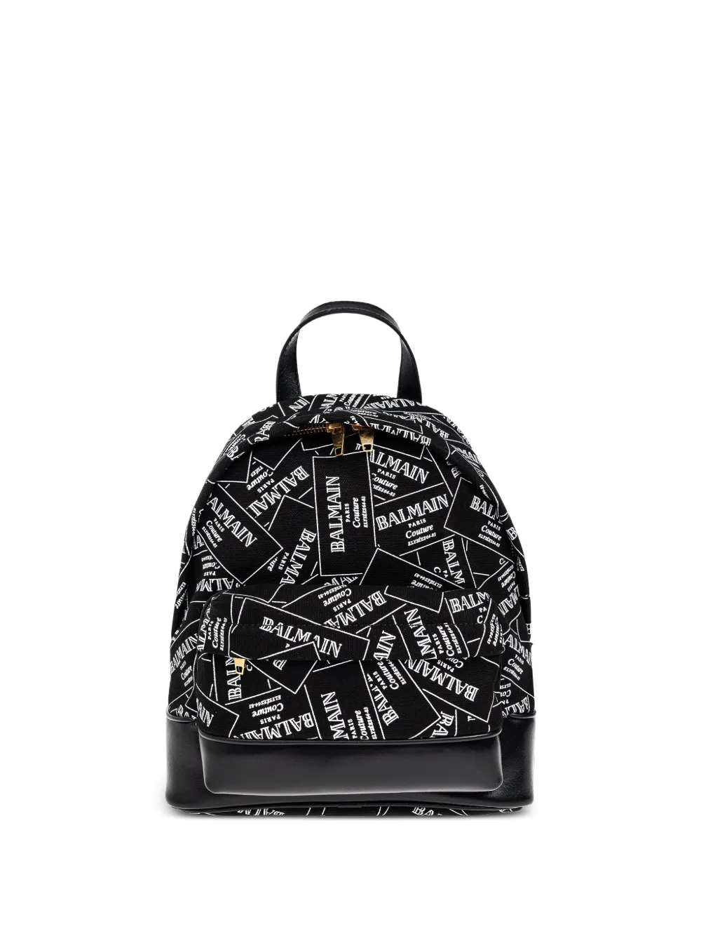 Balmain Kids Rugzak met logoprint Zwart
