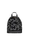 Balmain Kids logo-print backpack - Black