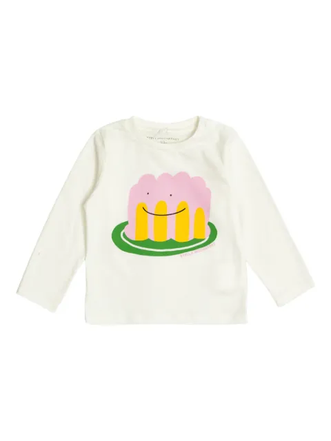 Stella McCartney Kids playera manga larga con estampado gráfico