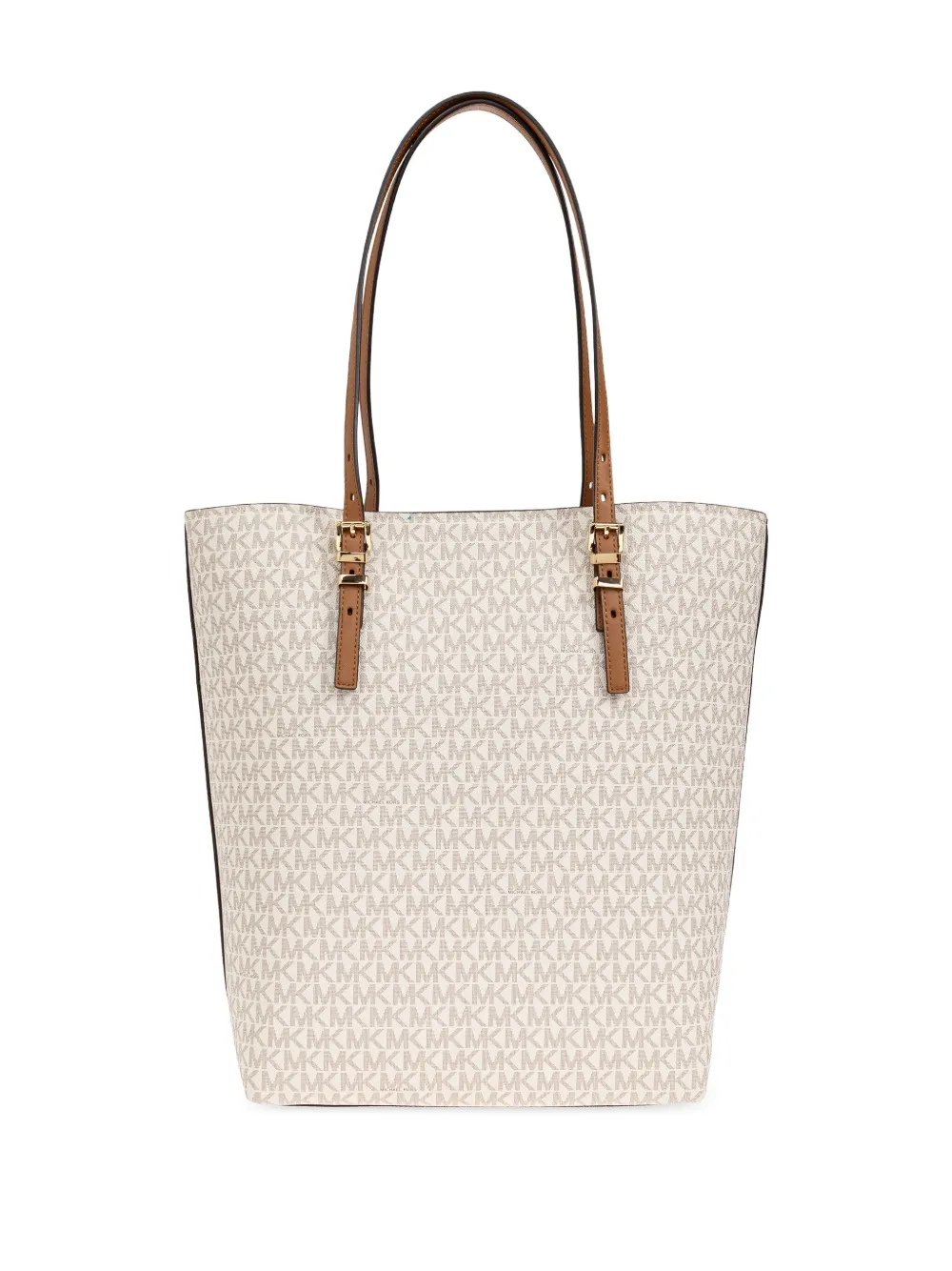 Michael Kors Shopper met logopatroon Beige