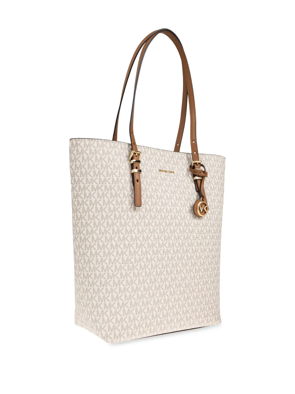 Michael Kors Shopper met logopatroon Beige