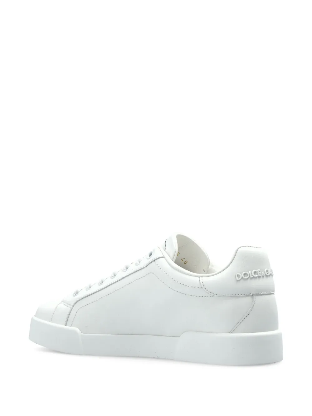 Dolce & Gabbana leather sneakers White