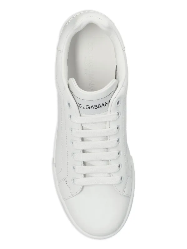 Dolce & Gabbana Leather Sneakers | White | FARFETCH