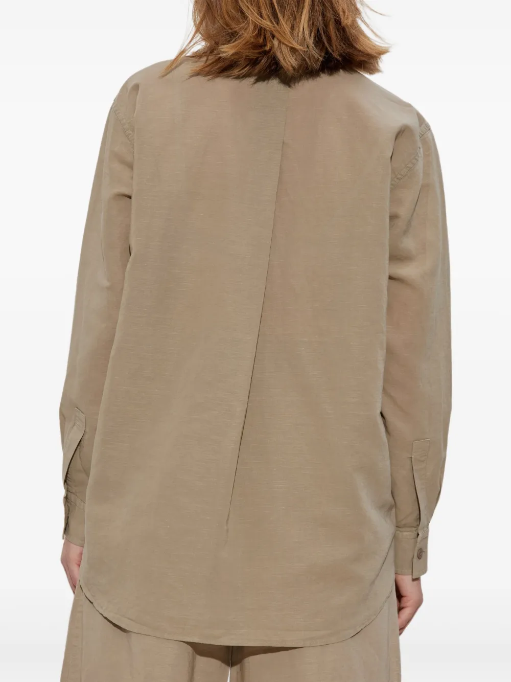 Issey Miyake Button-up blouse Beige