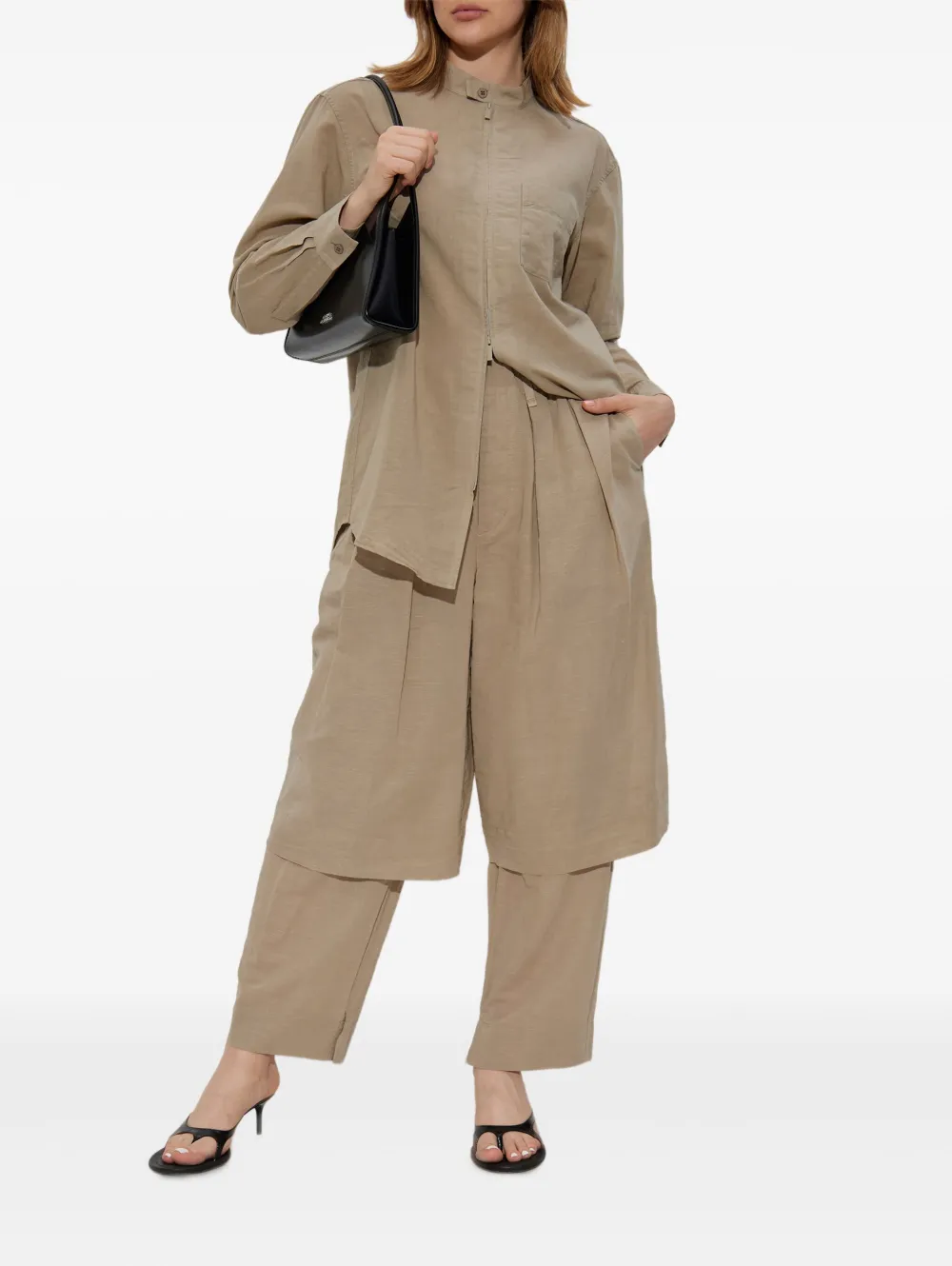 Issey Miyake Paper-Esque U button-up shirt | Shirts | Image 2