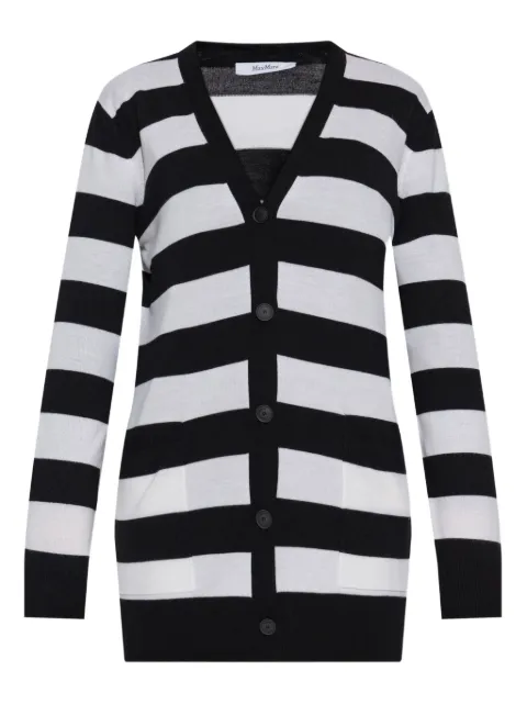 Max Mara striped button-up cardigan