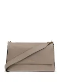 Michael Michael Kors fold-over leather shoulder bag - Grey