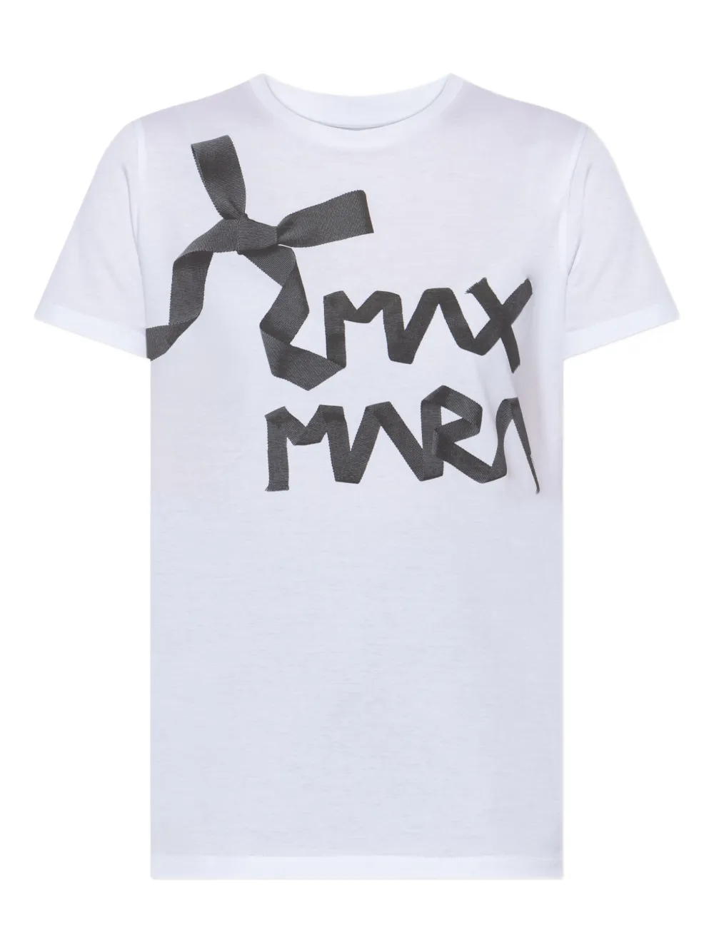 Max Mara T-shirt met logoprint Wit