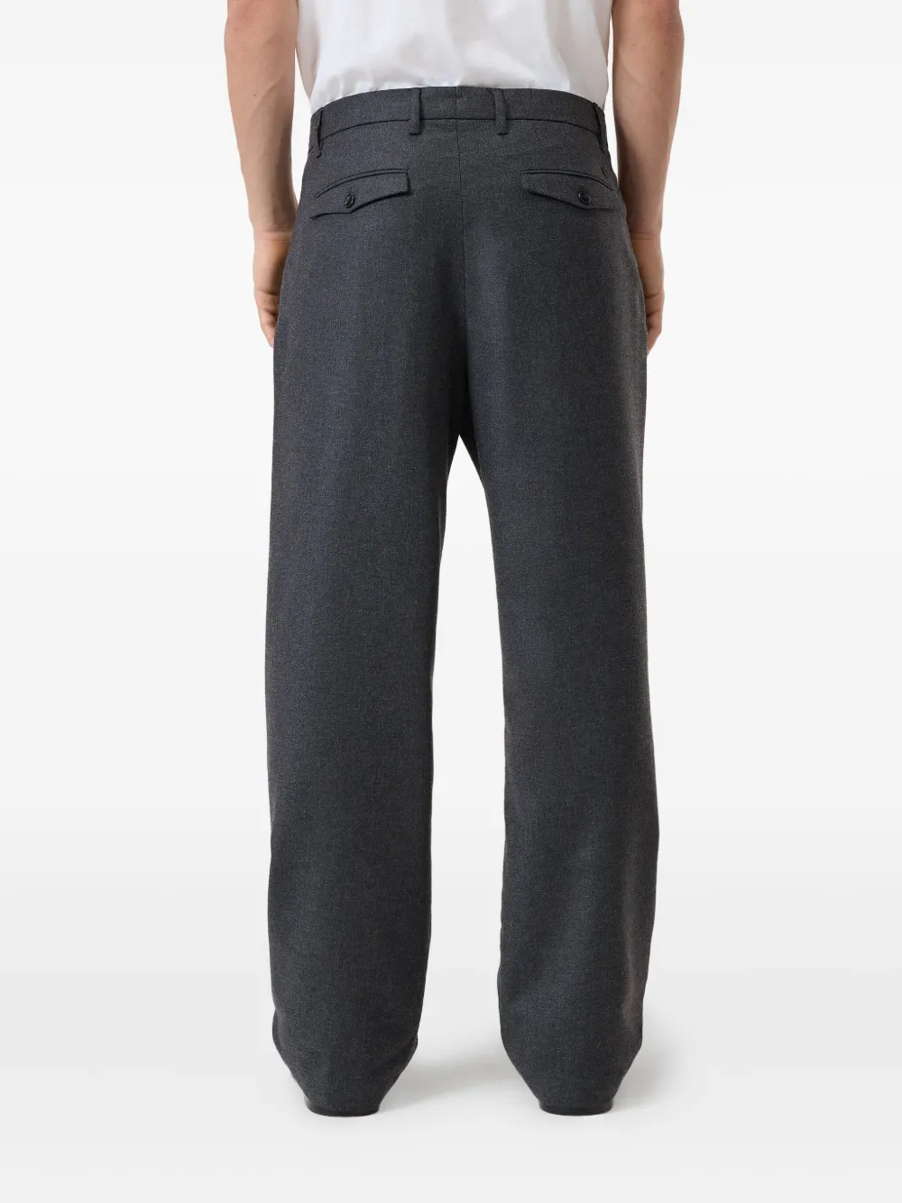 Closed Ruimvallende broek Grijs