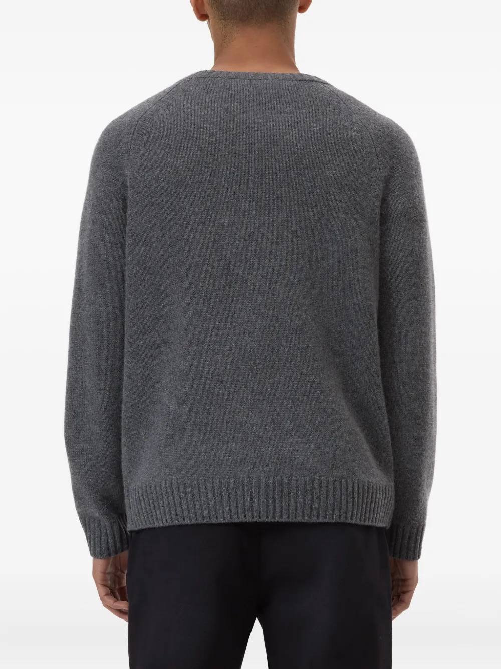 Closed Raglan Crew-neck Sweater In Gray