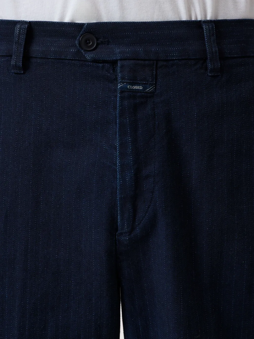 Closed Jeans met krijtstreep Blauw