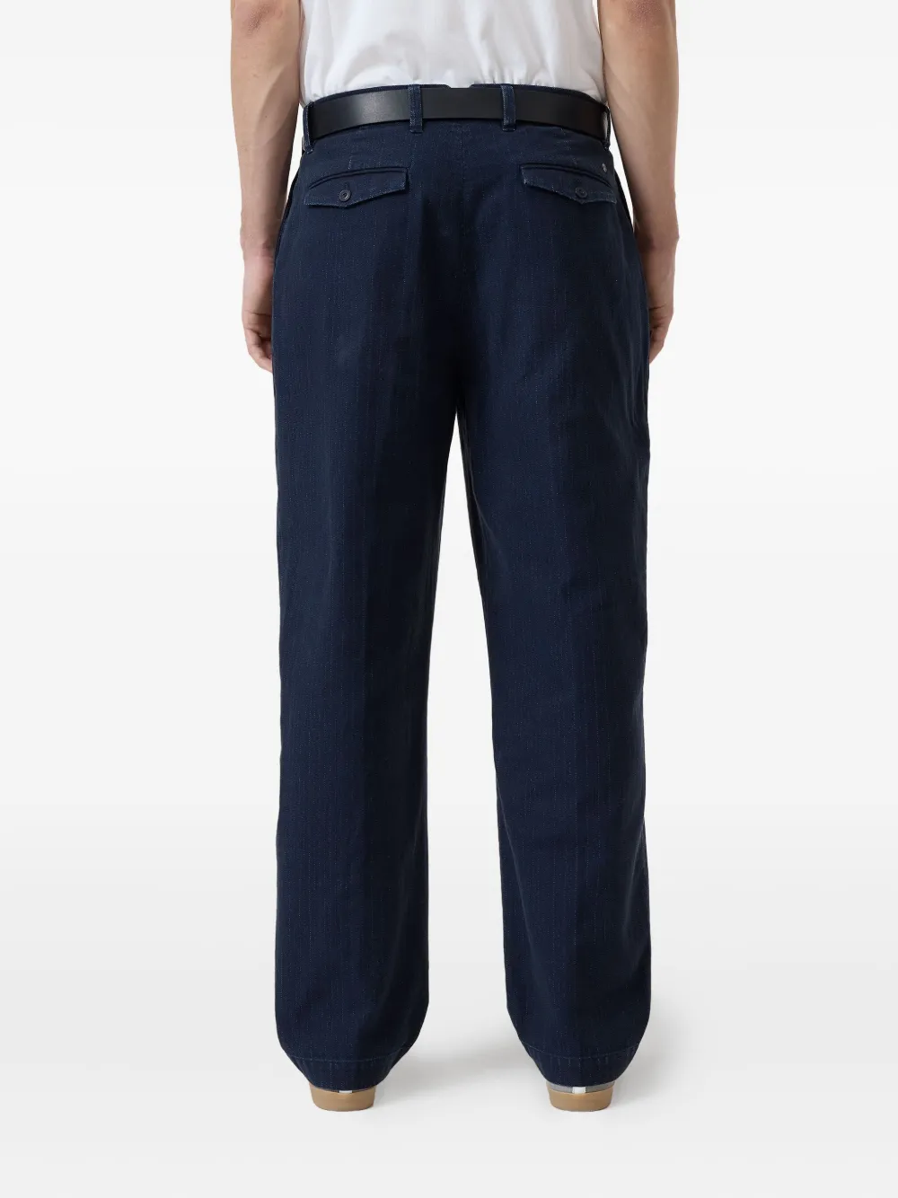 Closed Jeans met krijtstreep Blauw