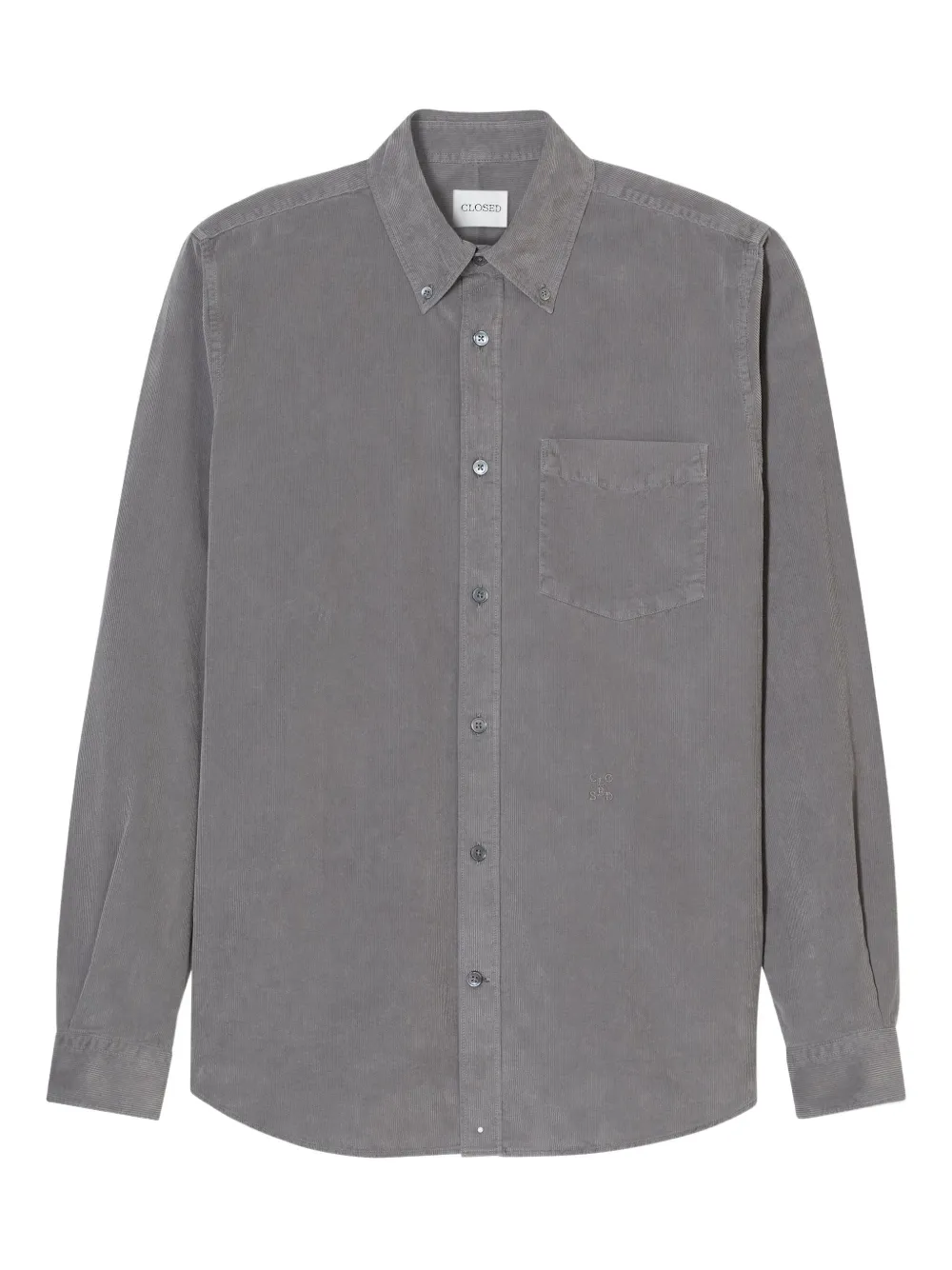 Closed button-down shirt | Grey | Image 1