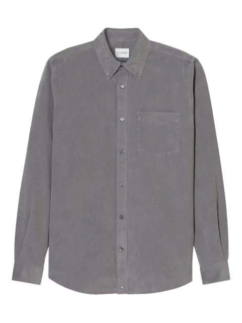 Closed button-down shirt
