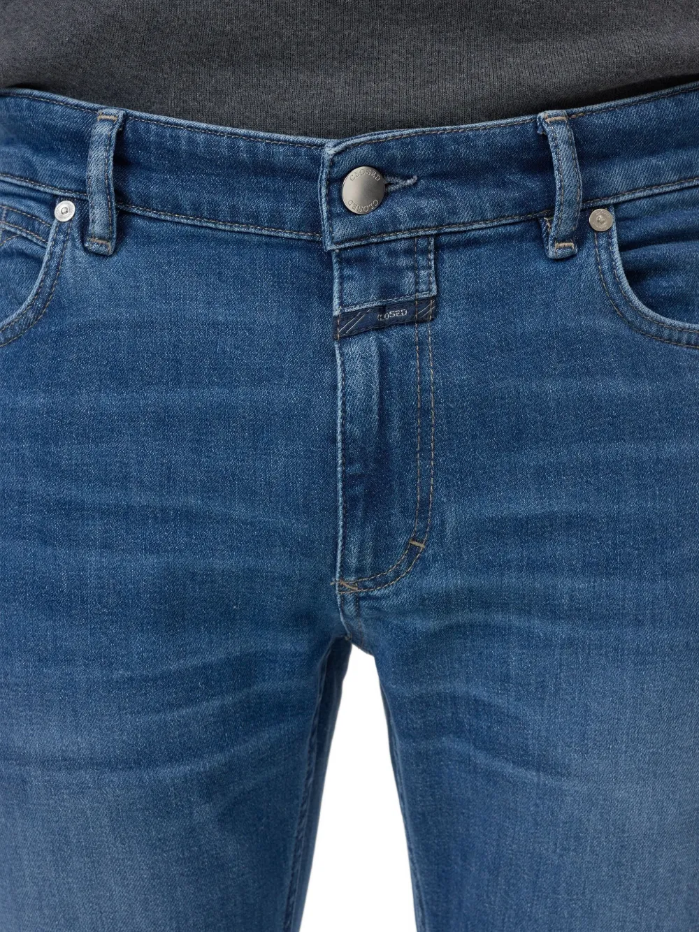 Closed Unity slim-fit jeans Blauw
