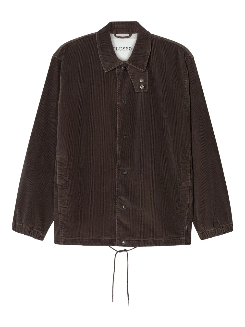 Closed corduroy jacket | Brown | Image 1