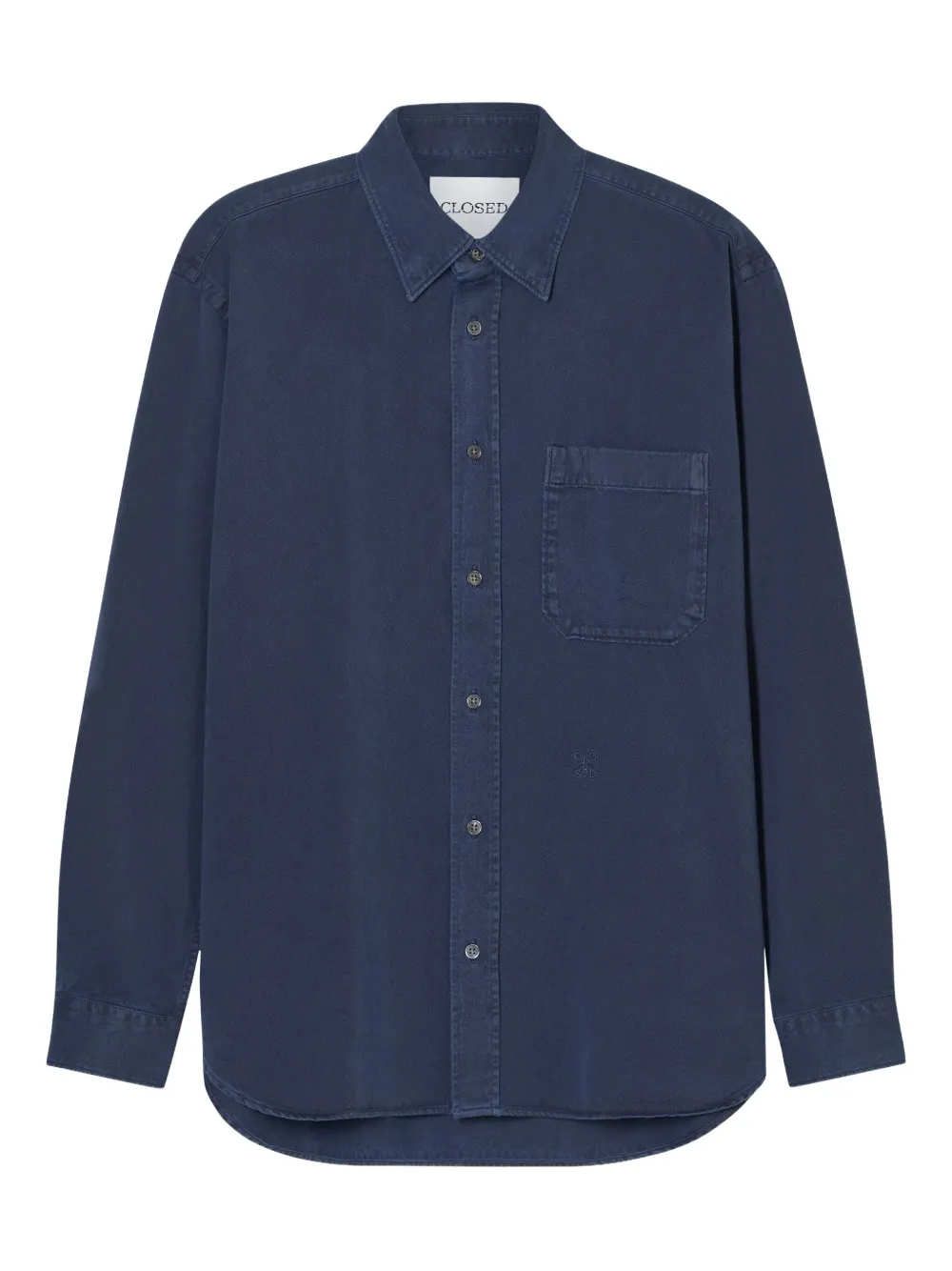 Closed button-up shirt | Blue | Image 1