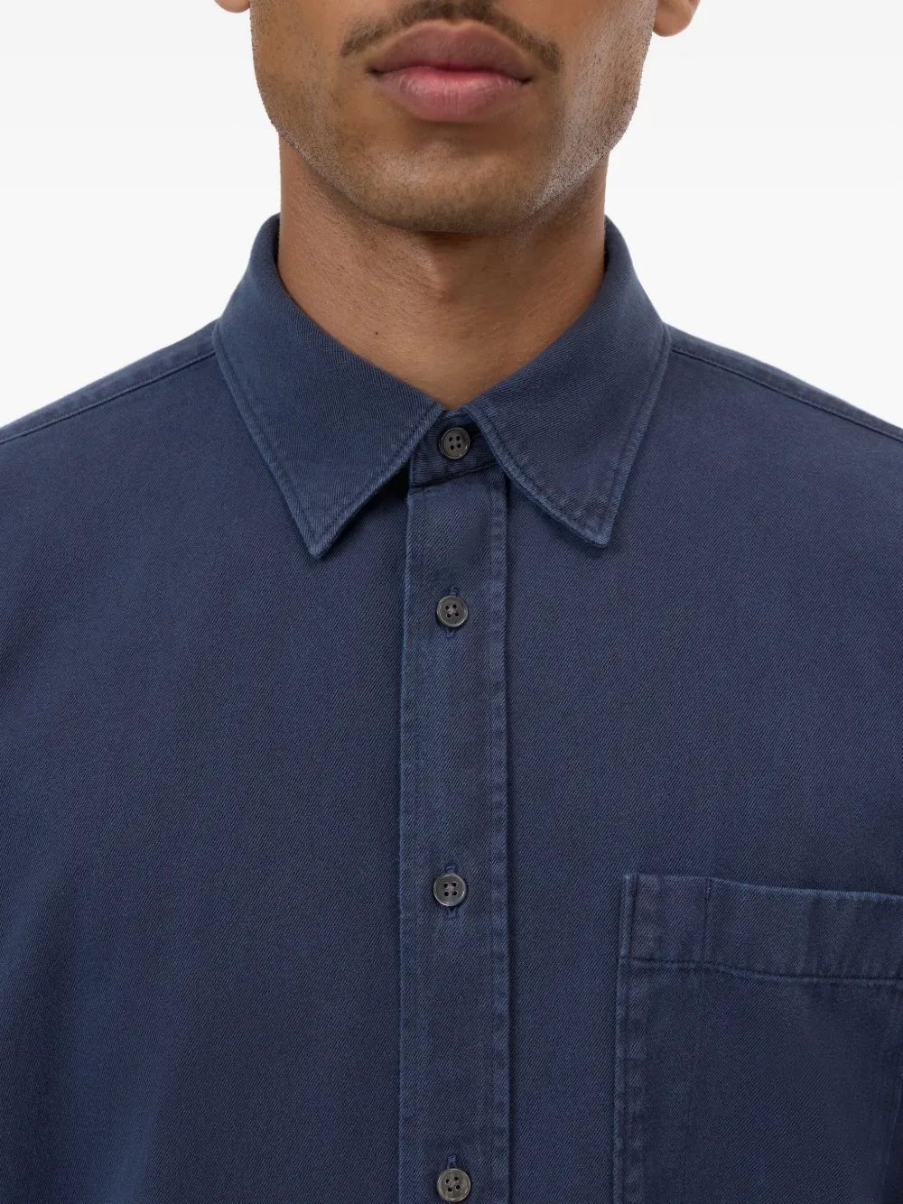 Closed Button-up overhemd Blauw